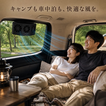Ryo Air |ソーラー＆充電式 車載ファン